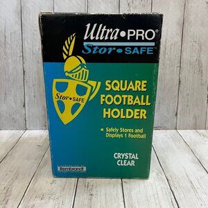 Ultra Pro Square Football Holder + John Elway Denver Broncos Limited Edition